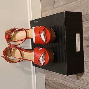 Victoria's Secret Heels Red Size 8